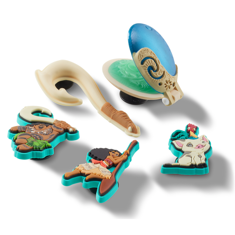 Crocs - Disney Moana 5 Pack Jibbitz™ charms Women|Men|Kids|Jibbitz™ Charms