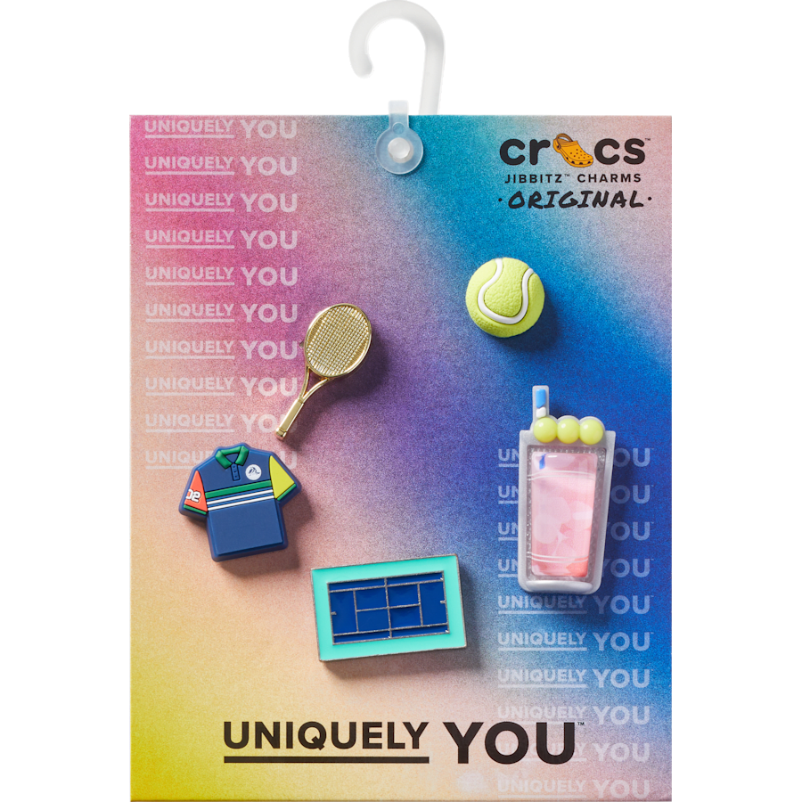 Crocs - Day at The Tennis Court 5 Pack Jibbitz™ charms Women|Men|Jibbitz™ Charms