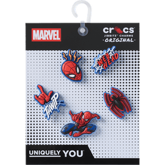 Crocs - Spiderman 5 Pack Jibbitz™ charms Women|Men|Kids|Jibbitz™ Charms