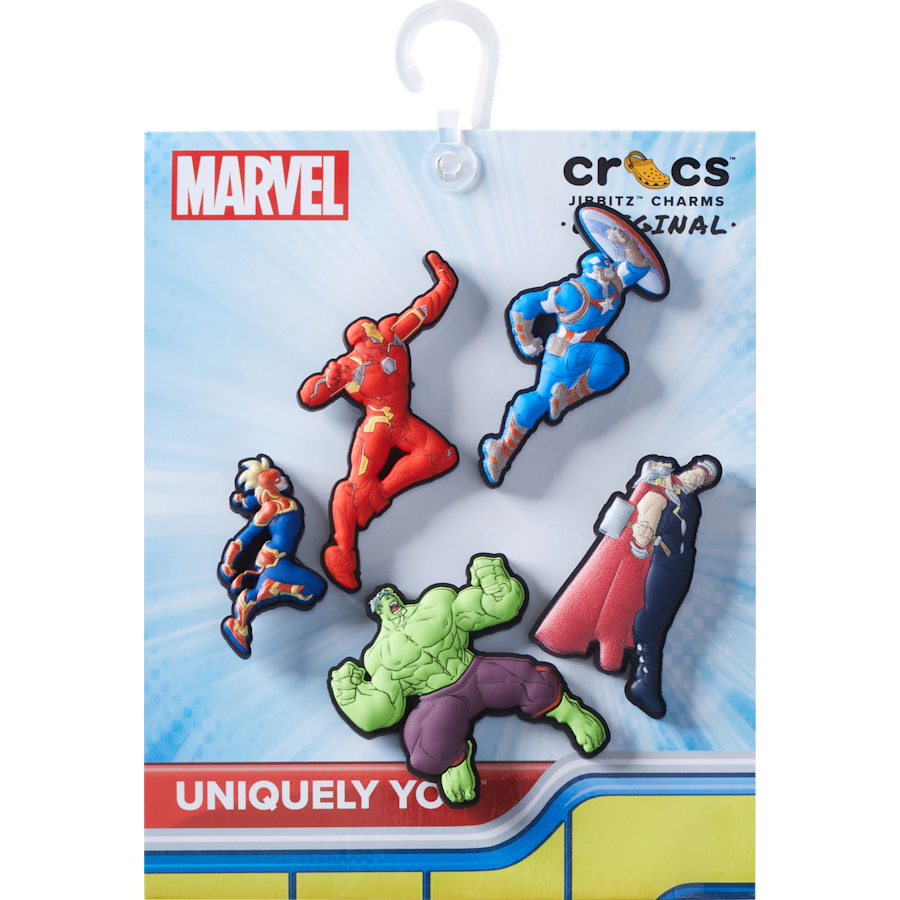 Crocs - Avengers Heroes 5PCk Jibbitz™ charms Women|Men|Kids|Jibbitz™ Charms