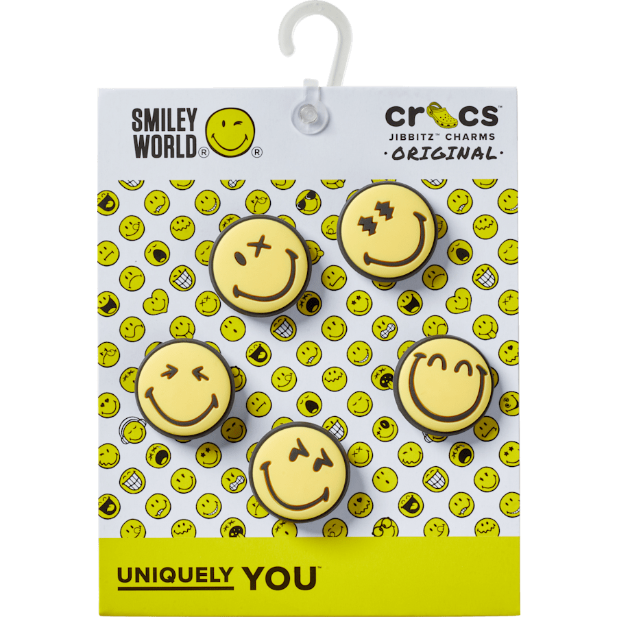 Crocs - Smileyworld 5Pck Jibbitz™ charms Women|Men|Jibbitz™ Charms