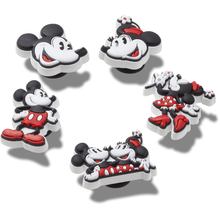 Crocs - Mickey and Minnie PVC 5 Pack Jibbitz™ charms Women|Men|Kids|Jibbitz™ Charms