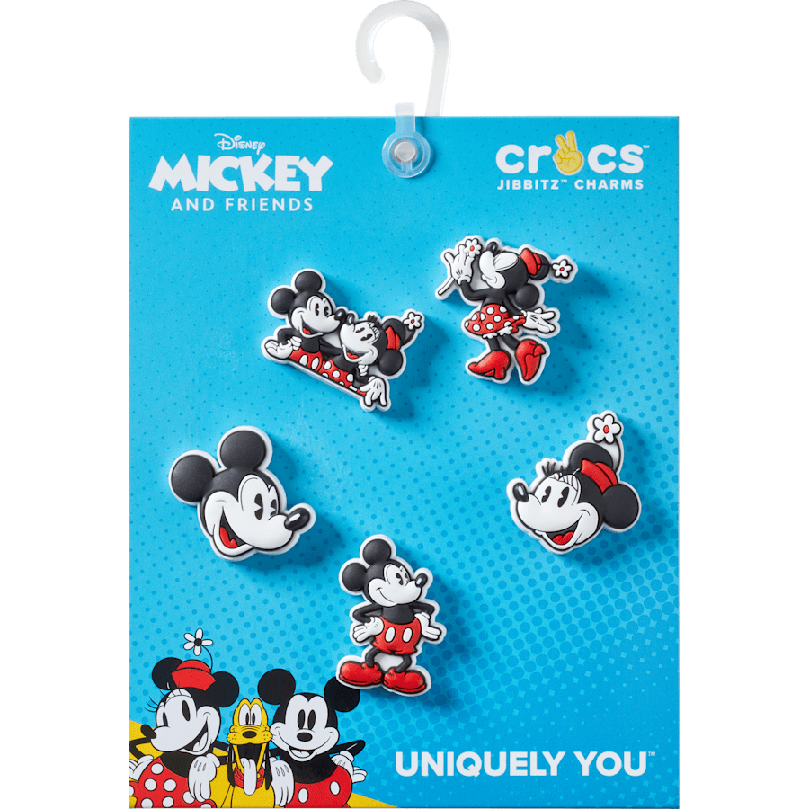 Crocs - Mickey and Minnie PVC 5 Pack Jibbitz™ charms Women|Men|Kids|Jibbitz™ Charms