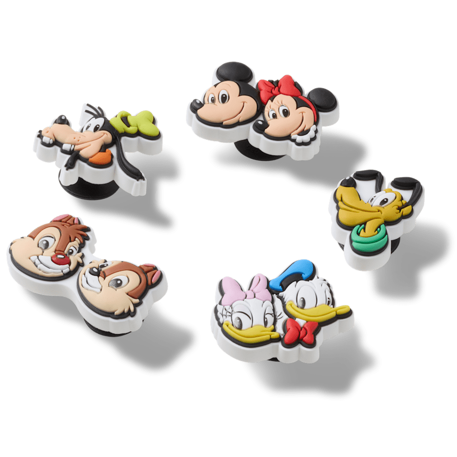 Crocs - Mickey and Friends PVC 5 Pack Jibbitz™ charms Women|Men|Kids|Jibbitz™ Charms