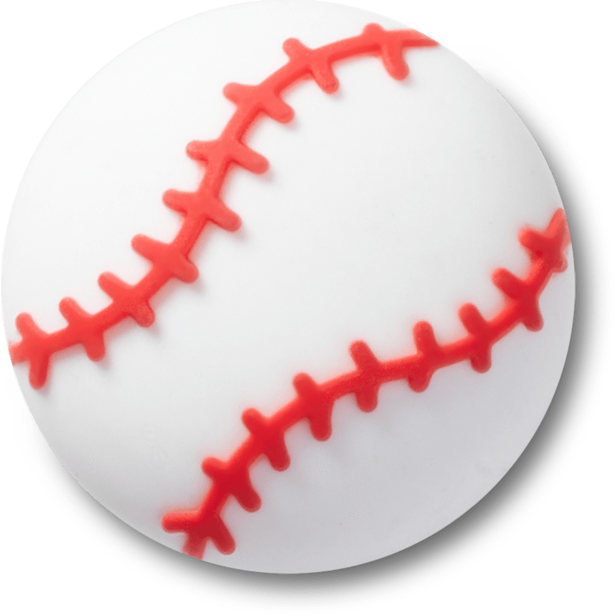 Crocs - Textured Baseball Jibbitz™ charms Women|Men|Jibbitz™ Charms