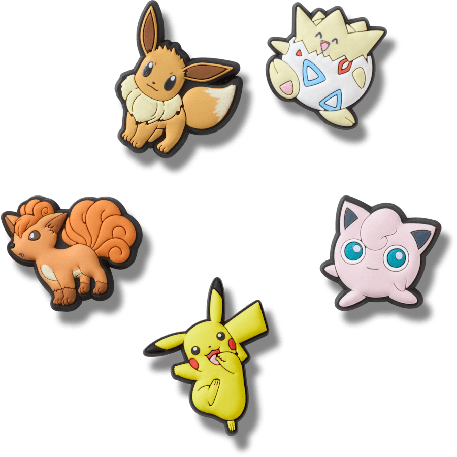 Crocs - Pokemon Character 5 Pck Jibbitz™ charms Women|Men|Jibbitz™ Charms