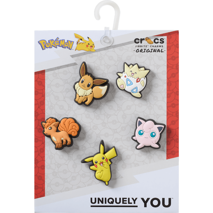 Crocs - Pokemon Character 5 Pck Jibbitz™ charms Women|Men|Jibbitz™ Charms
