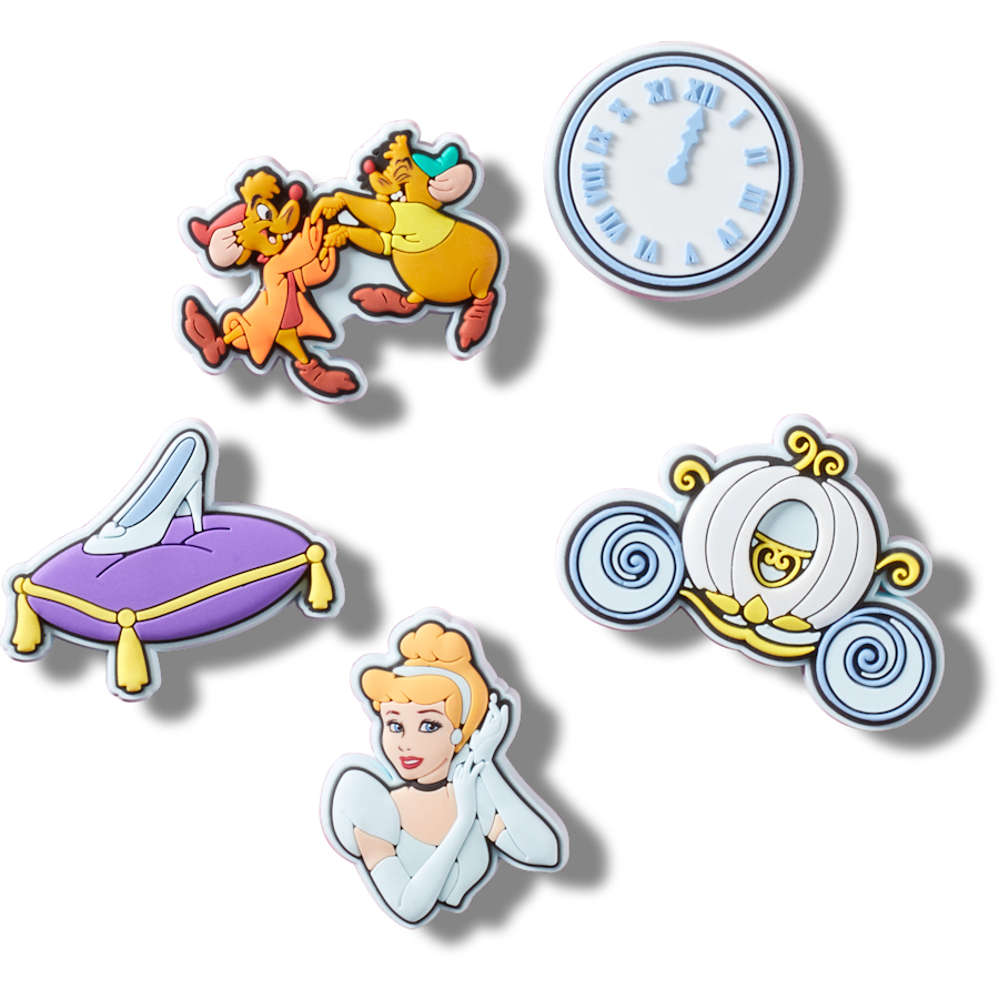 Crocs - Cinderella 5 Pack Jibbitz™ charms Women|Men|Kids|Jibbitz™ Charms