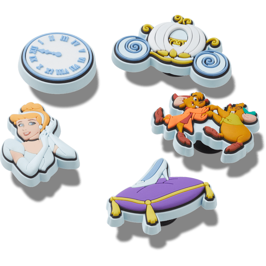 Crocs - Cinderella 5 Pack Jibbitz™ charms Women|Men|Kids|Jibbitz™ Charms