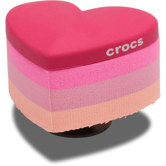 Crocs - Stacked Pink Heart Jibbitz™ charms Women|Men|Jibbitz™ Charms
