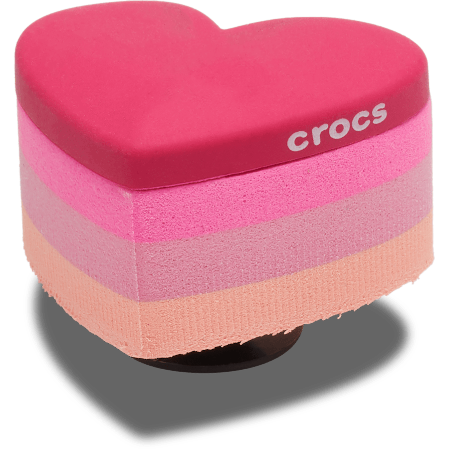 Crocs - Stacked Pink Heart Jibbitz™ charms Women|Men|Jibbitz™ Charms