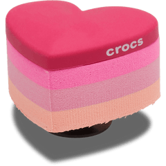 Crocs - Stacked Pink Heart Jibbitz™ charms Women|Men|Jibbitz™ Charms