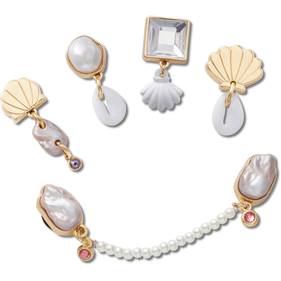 Crocs - Elevated Pearl 5 Pack Jibbitz™ charms Women|Men|Kids|Jibbitz™ Charms