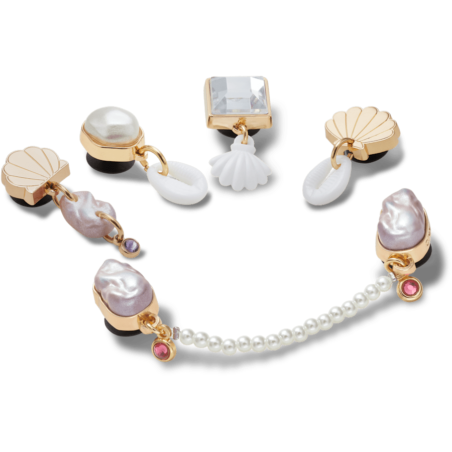 Crocs - Elevated Pearl 5 Pack Jibbitz™ charms Women|Men|Kids|Jibbitz™ Charms