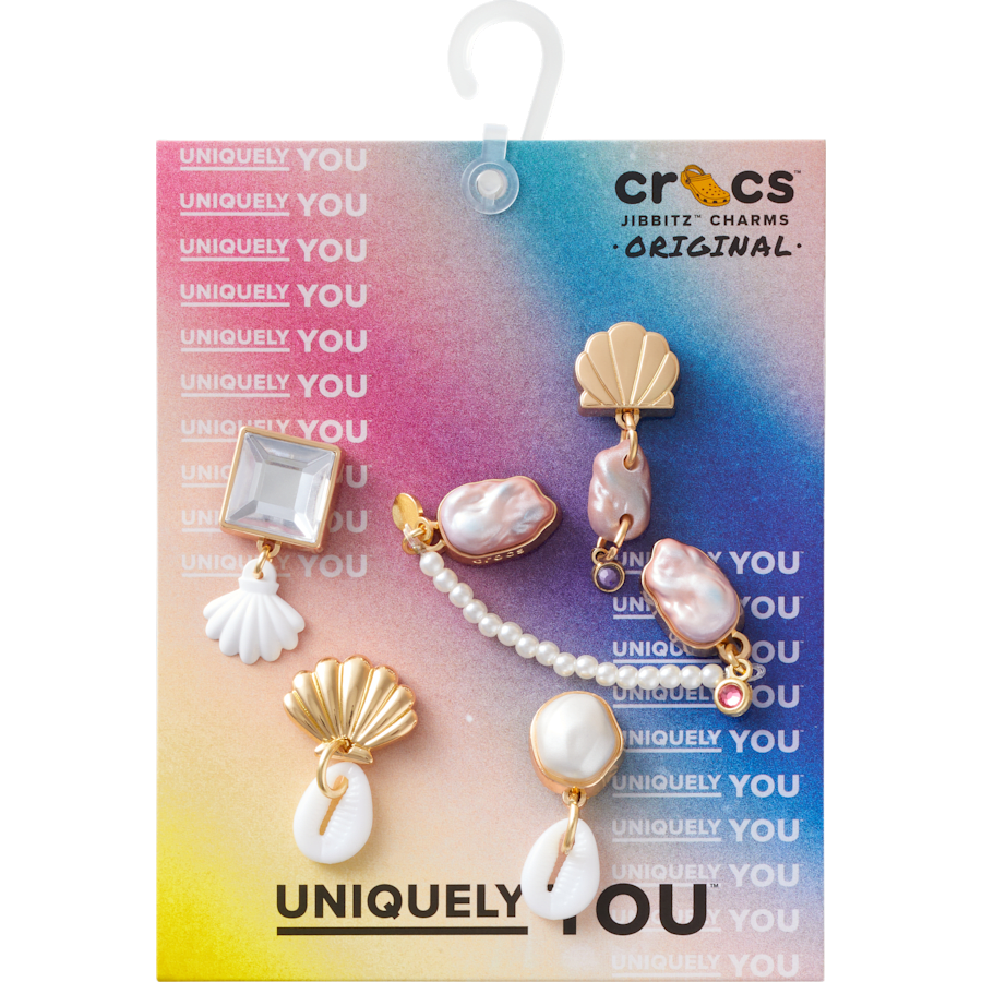 Crocs - Elevated Pearl 5 Pack Jibbitz™ charms Women|Men|Kids|Jibbitz™ Charms