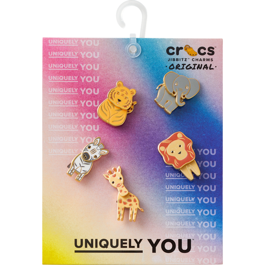 Crocs - Enamel Safari 5 Pack Jibbitz™ charms Women|Men|Jibbitz™ Charms
