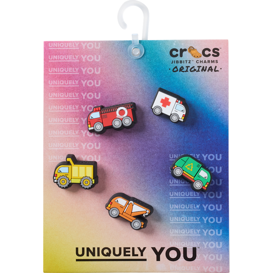 Crocs - Tiny Work Trucks 5 Pack Jibbitz™ charms Women|Men|Jibbitz™ Charms