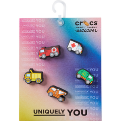 Crocs - Tiny Work Trucks 5 Pack Jibbitz™ charms Women|Men|Jibbitz™ Charms