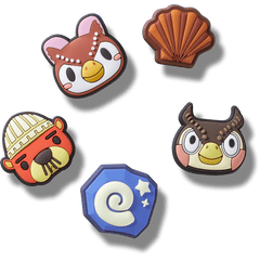 Crocs - Animal Crossing Collector 5 Pack Jibbitz™ charms Women|Men|Kids|Jibbitz™ Charms