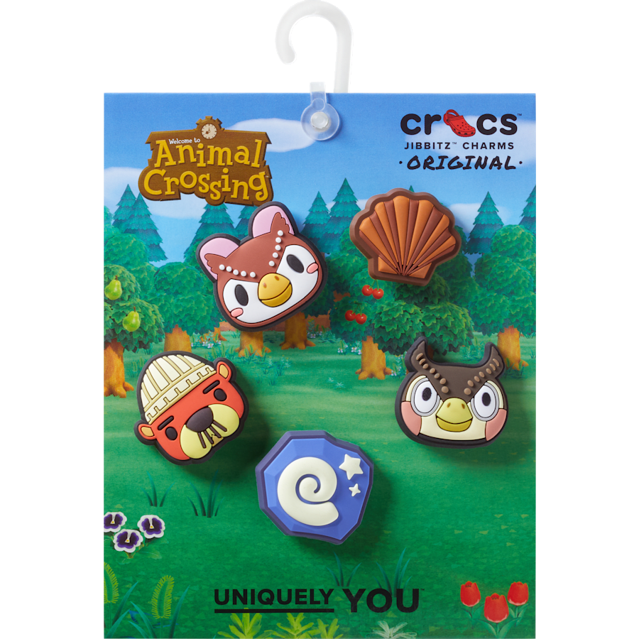 Crocs - Animal Crossing Collector 5 Pack Jibbitz™ charms Women|Men|Kids|Jibbitz™ Charms