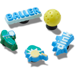 Crocs - Pickle Ball 5 Pack Jibbitz™ charms Women|Men|Jibbitz™ Charms