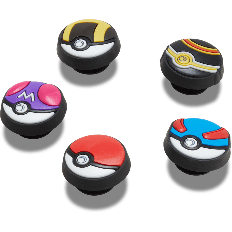 Crocs - Poke Ball 5 Pack Jibbitz™ charms Women|Men|Kids|Jibbitz™ Charms