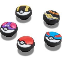 Crocs - Poke Ball 5 Pack Jibbitz™ charms Women|Men|Kids|Jibbitz™ Charms