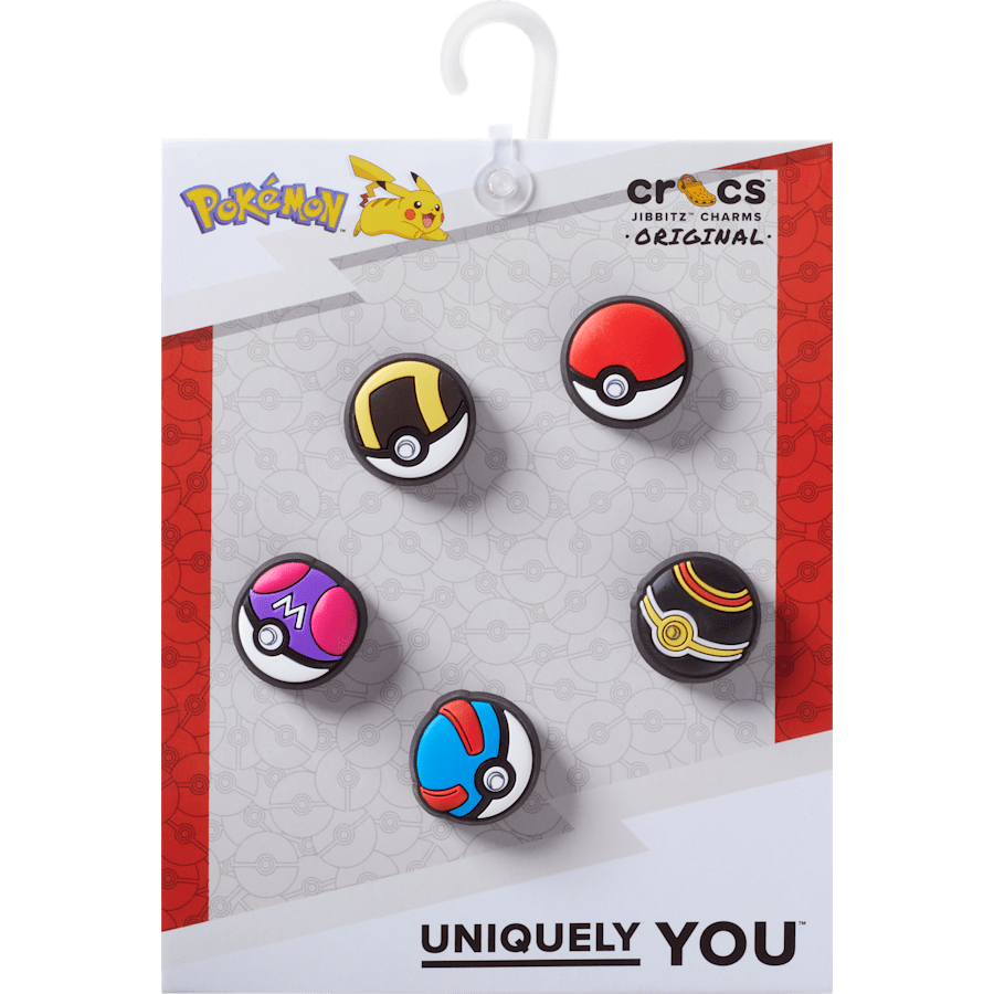 Crocs - Poke Ball 5 Pack Jibbitz™ charms Women|Men|Kids|Jibbitz™ Charms