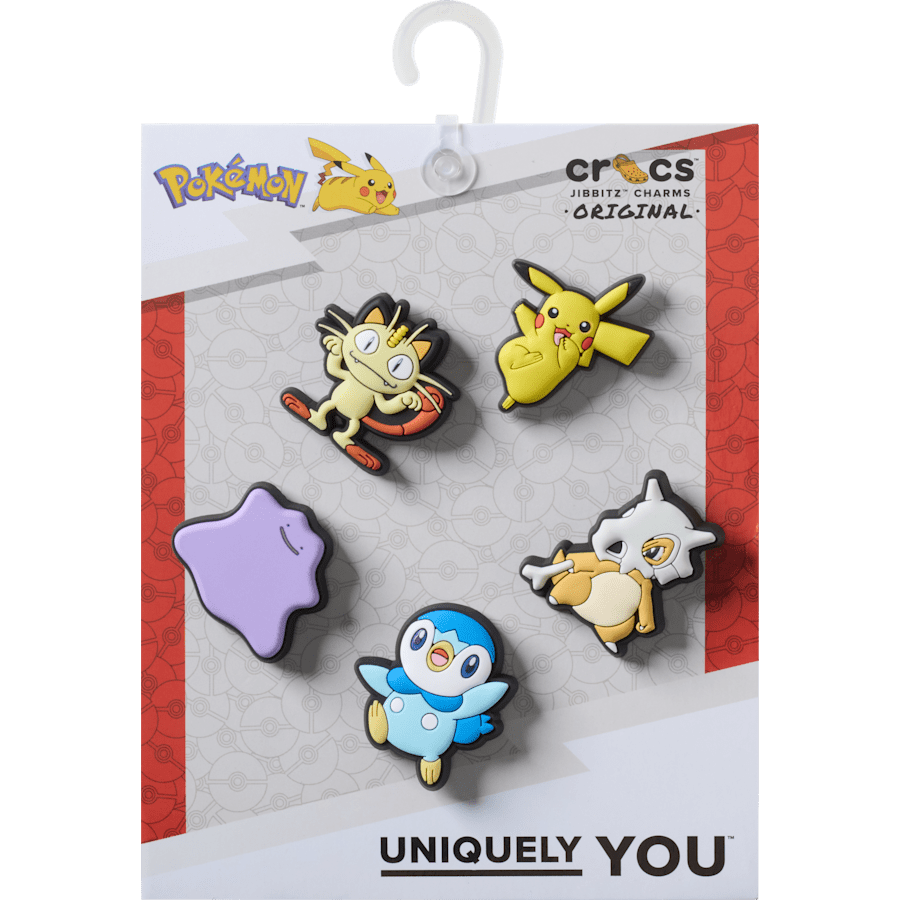 Crocs - Pokemon Variety 5 Pck Jibbitz™ charms Women|Men|Kids|Jibbitz™ Charms