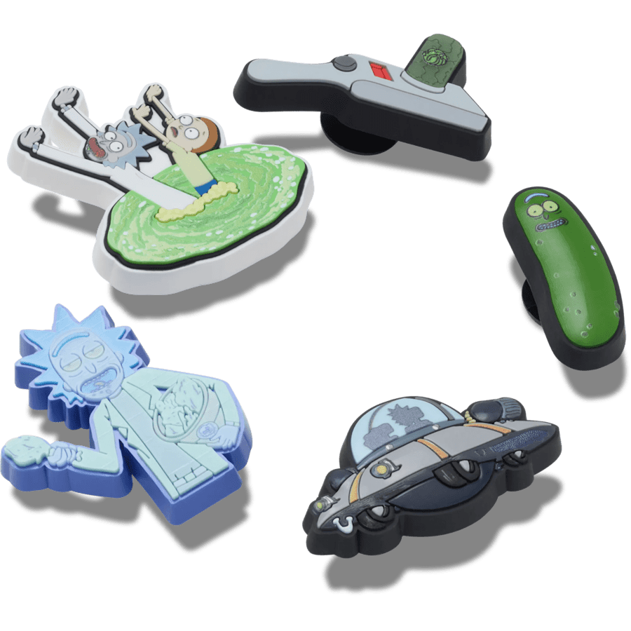 Crocs - Rick and Morty 5 Pack Jibbitz™ charms Women|Men|Jibbitz™ Charms