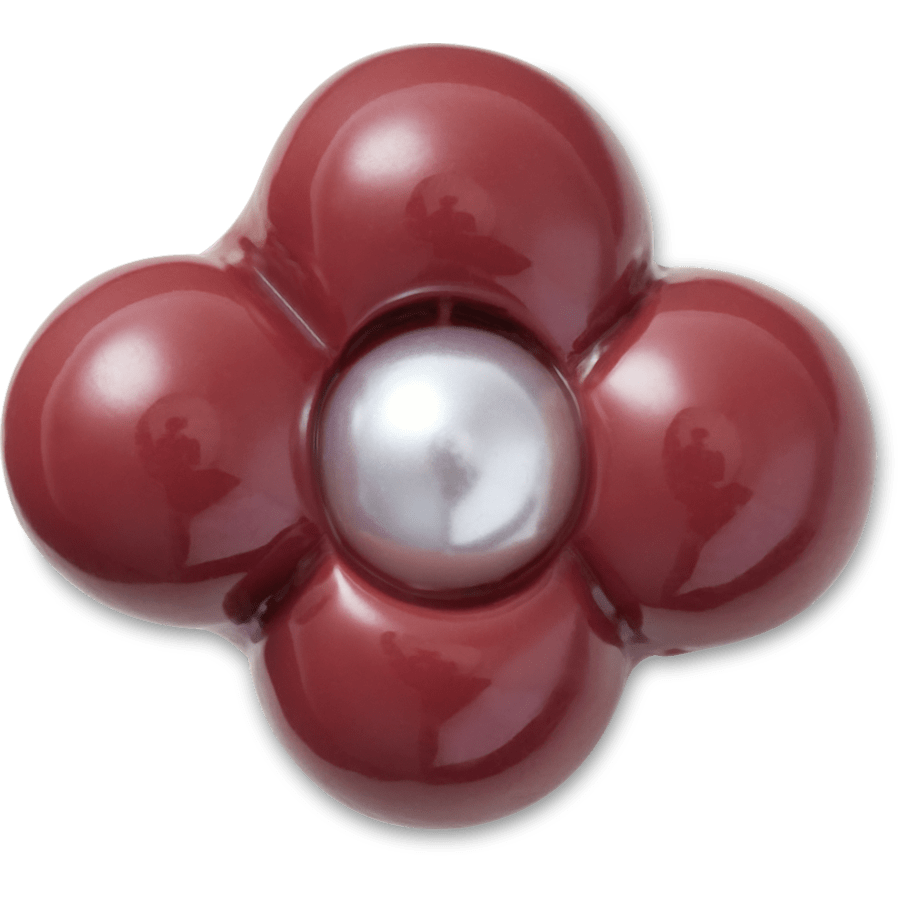 Crocs - Expressive Floral Maroon Jibbitz™ charms Women|Men|Jibbitz™ Charms