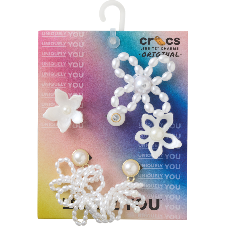 Crocs - White Pearl Beaded 5 Pack Jibbitz™ charms Women|Men|Jibbitz™ Charms