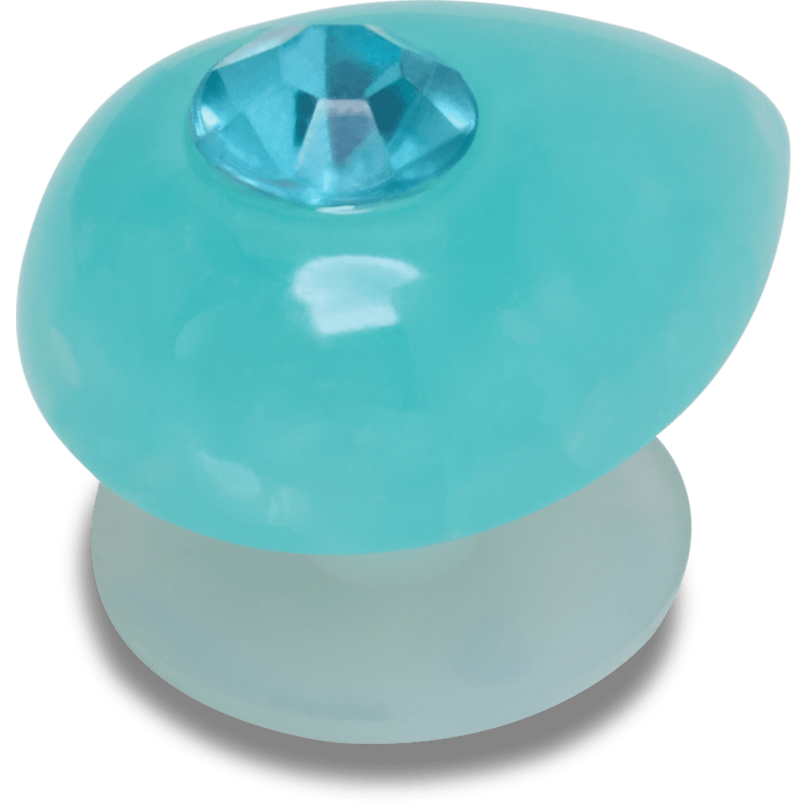 Crocs - Aquamarine March Birthstone Collection Jibbitz™ charms Women|Men|Jibbitz™ Charms