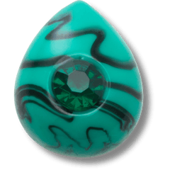 Crocs - Emerald May Birthstone Collection Jibbitz™ charms Women|Men|Jibbitz™ Charms