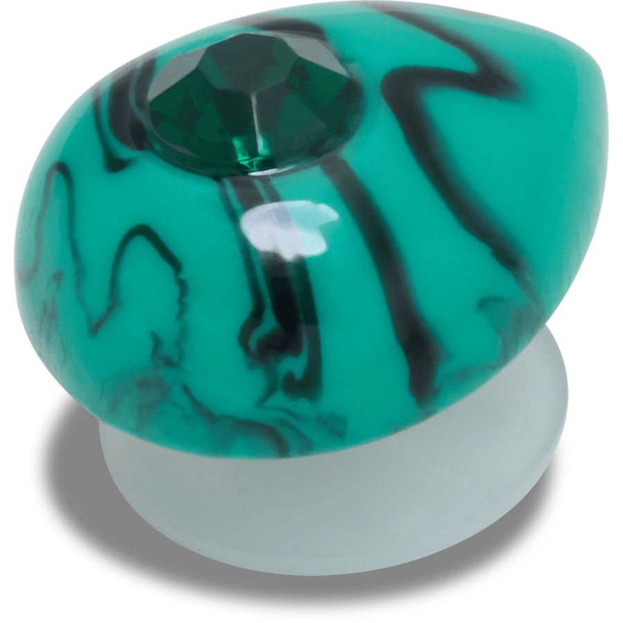 Crocs - Emerald May Birthstone Collection Jibbitz™ charms Women|Men|Jibbitz™ Charms