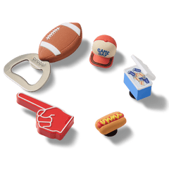 Crocs - Tailgate 5 Pack Jibbitz™ charms Women|Men|Jibbitz™ Charms