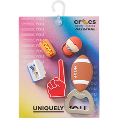 Crocs - Tailgate 5 Pack Jibbitz™ charms Women|Men|Jibbitz™ Charms