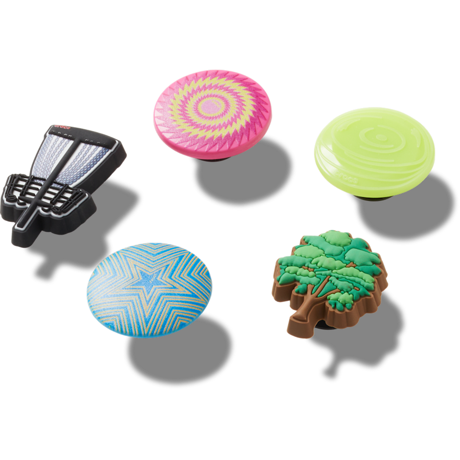 Crocs - Disc Golf 5 Pack Jibbitz™ charms Women|Men|Jibbitz™ Charms