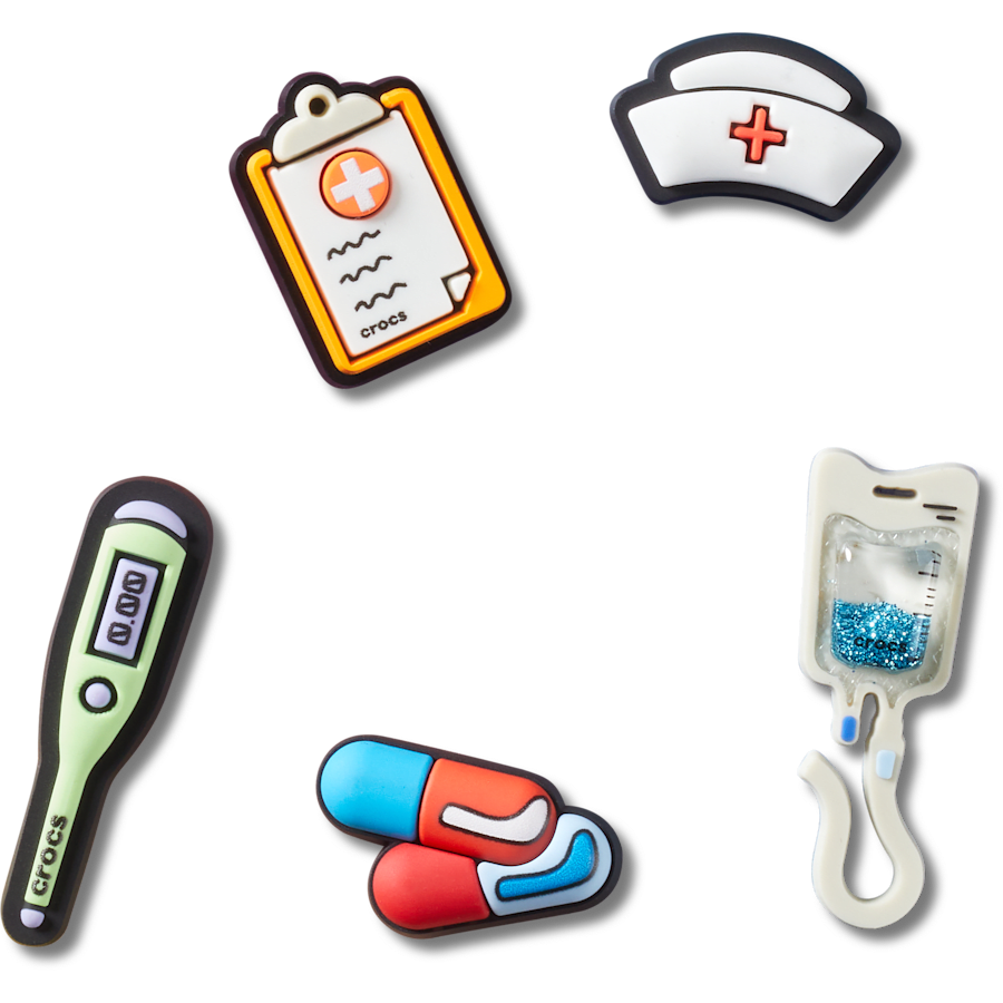 Crocs - Healthcare 5 Pack Jibbitz™ charms Women|Men|Jibbitz™ Charms|Crocs at Work™