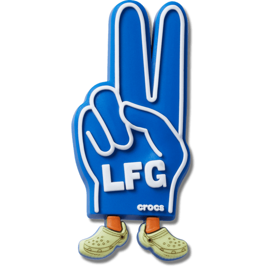 Crocs - LFG Foam Peace Sign Jibbitz™ charms Women|Men|Jibbitz™ Charms