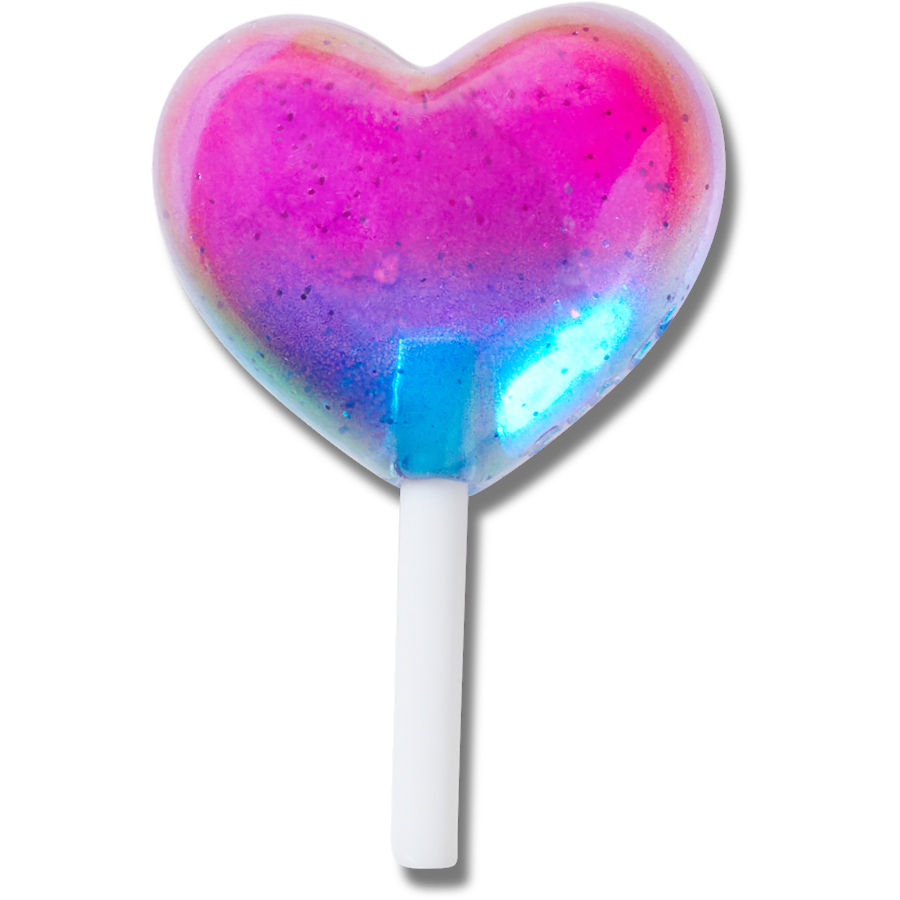 Crocs - Jelly Heart Lollipop Jibbitz™ charms Women|Men|Jibbitz™ Charms