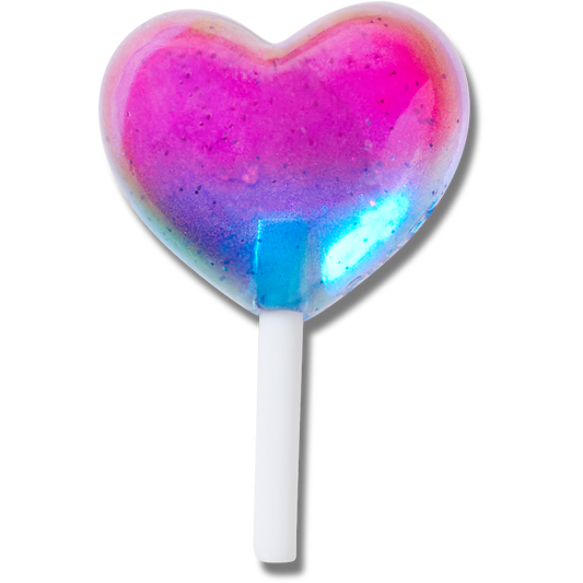 Crocs - Jelly Heart Lollipop Jibbitz™ charms Women|Men|Jibbitz™ Charms