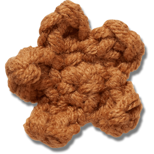 Crocs - Crafted Crochet Brown Star Jibbitz™ charms Women|Men|Jibbitz™ Charms