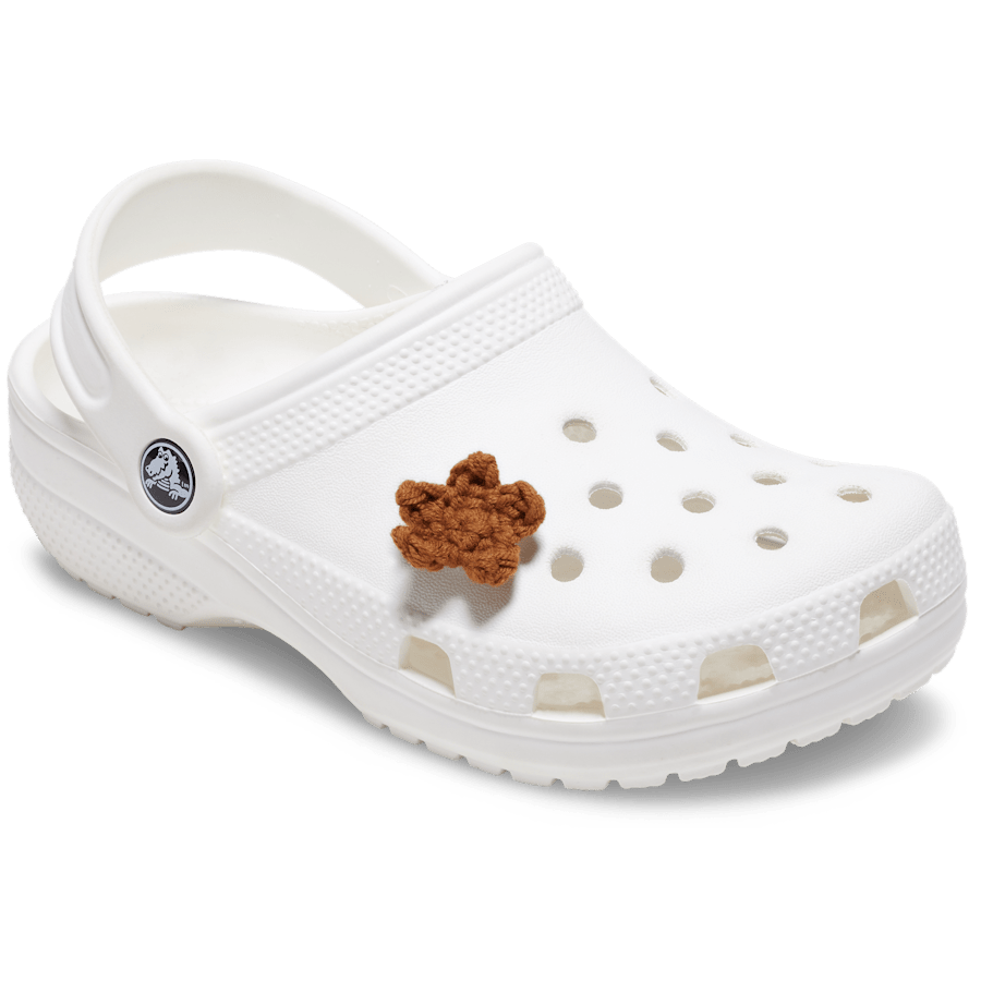 Crocs - Crafted Crochet Brown Star Jibbitz™ charms Women|Men|Jibbitz™ Charms