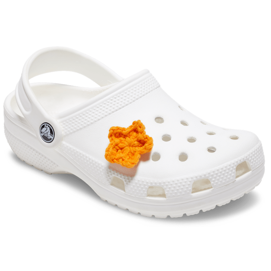 Crocs - Crafted Crochet Orange Star Jibbitz™ charms Women|Men|Jibbitz™ Charms