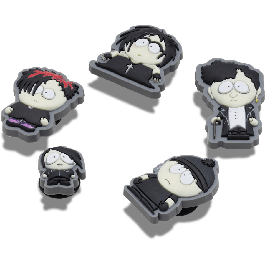 Crocs - South Park Goth Kids 5 Pack Jibbitz Shoe Charm Women|Men|Kids|Jibbitz™ Charms