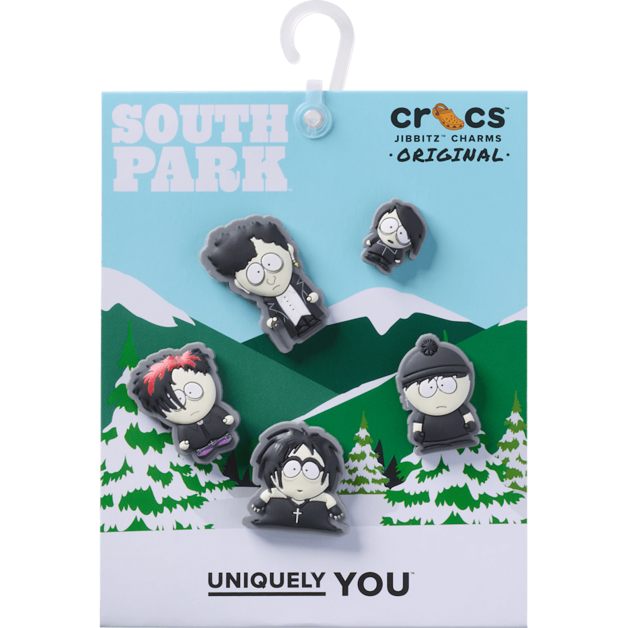 Crocs - South Park Goth Kids 5 Pack Jibbitz Shoe Charm Women|Men|Kids|Jibbitz™ Charms