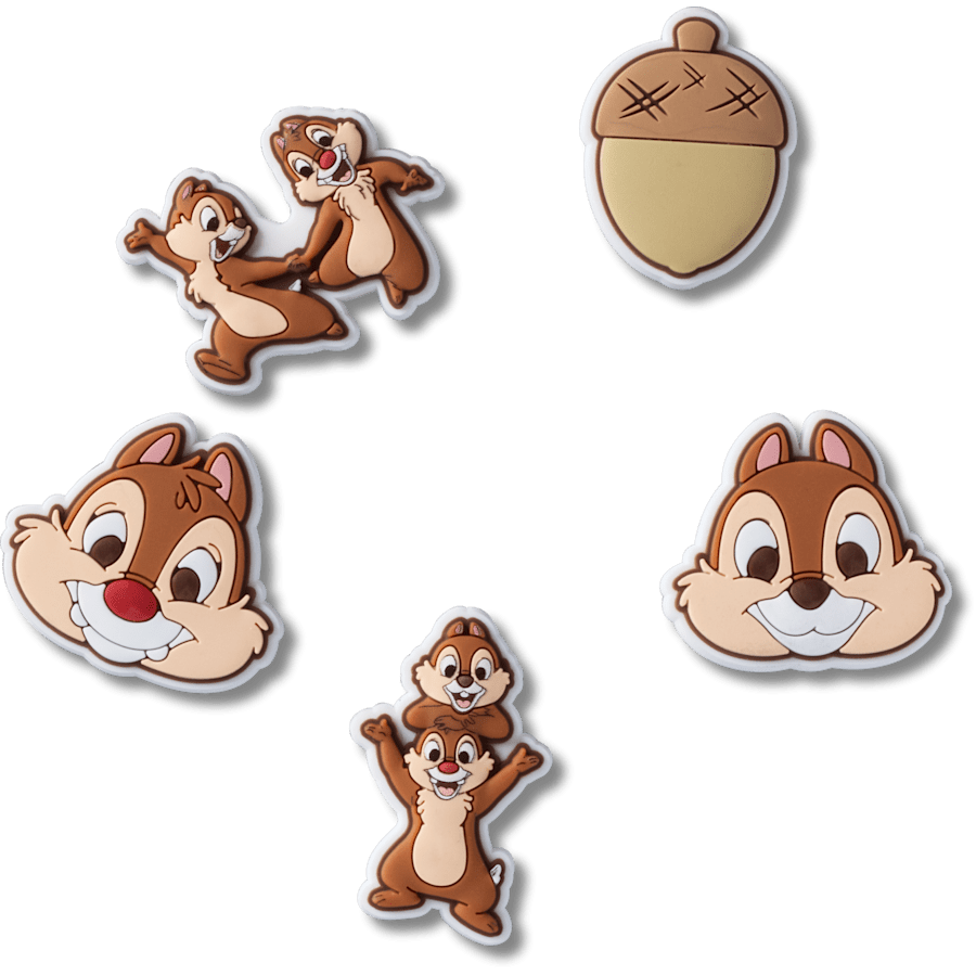Crocs - Disney Chip n Dale 5 Pack Jibbitz™ charms Women|Men|Kids|Jibbitz™ Charms