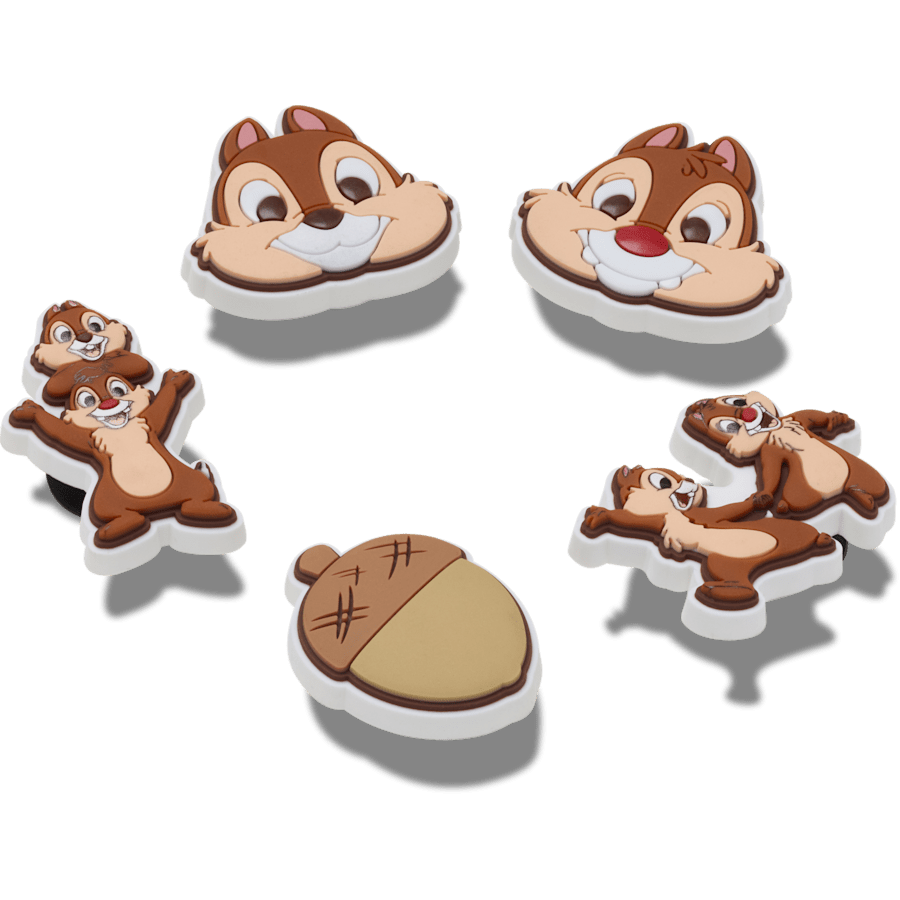 Crocs - Disney Chip n Dale 5 Pack Jibbitz™ charms Women|Men|Kids|Jibbitz™ Charms