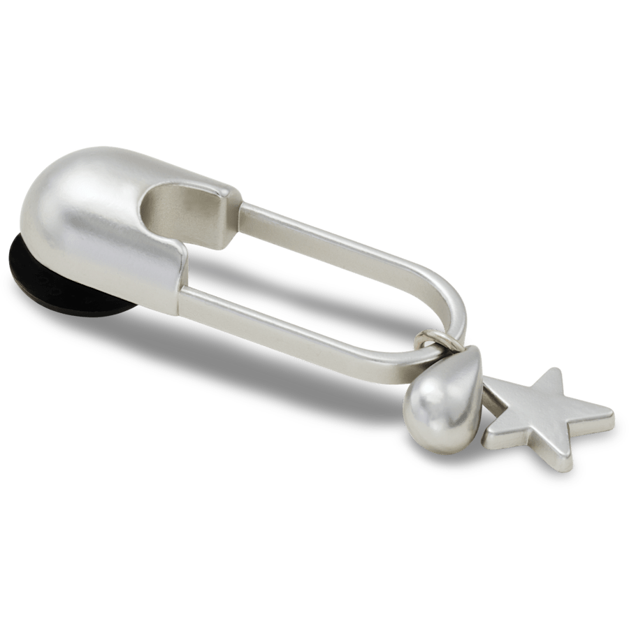Crocs - Silver Meta Safety Pin Jibbitz™ charms Women|Men|Jibbitz™ Charms